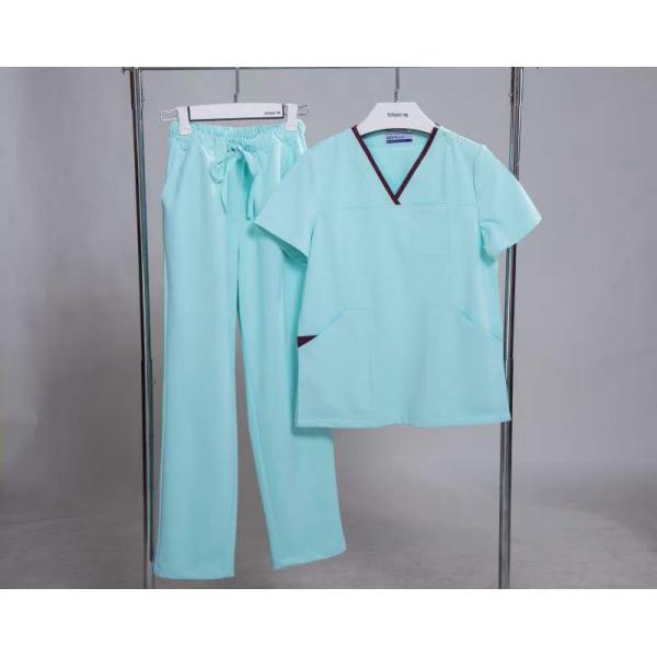 Cotton Disposable Lab Coats Doctors Nurses Men Women Pink Hospital Gown