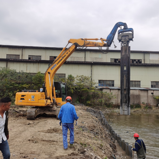 10m Sheet Pile Driver – Quick Converting Operation, Low Noise & Durable