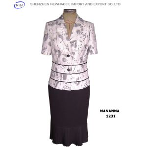 Quality lady skirt suit with 2 pcs women suits for sale