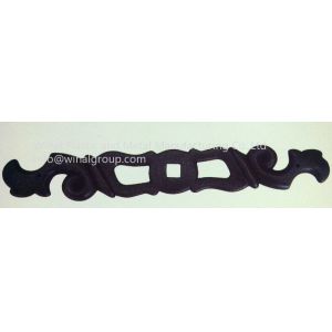 L202mm*W26mm bags onlays,Zinc alloy,antique bronze,size & finish can be OEM