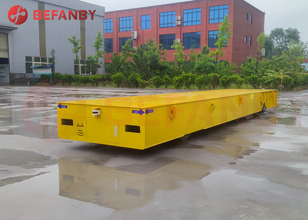 Buy Battery Omnidirectional Trackless Transfer Cart Platform 150t at wholesale prices