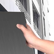 Red Scratch-resistant Interior Wall Paneling Aluminium Composite Panel