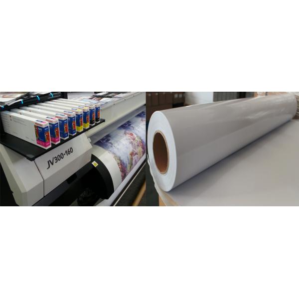 Eco Solvent Wide Format Inkjet Media For 230G Glossy RC Inkjet Photo Paper Rolls Support Roland Mimaki Printers