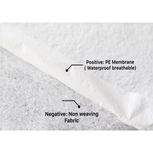 PE Membrane Bonding 79GSM Non Woven Polyester Fabric Waterproof
