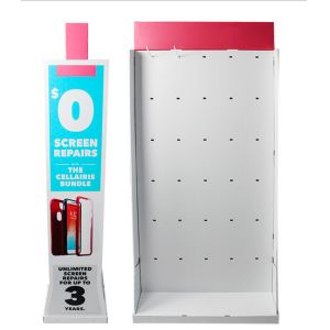 Quality Advertising CMYK Cardboard Hook Display for sale