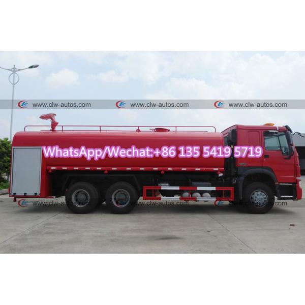 Sinotruk HOWO 6X4 371HP Fire Fighting Truck With 20000L Water Tank