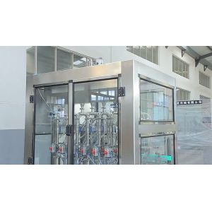 Plc Touch Screen Control Palm Oil Production Line , 0.5-0.7mpa Lube Oil Filling