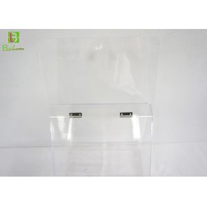 Clear Acrylic POS Display Stands Transparent , Acrylic Display Boxes Two