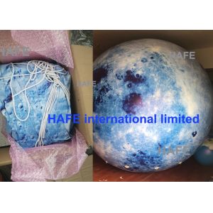 Attractive 1.3m Reusable Inflatable Advertising Balloon Helium Moon Balloon For