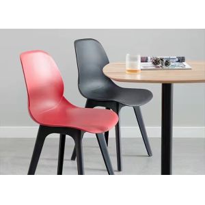 51cm 81cm Coloured Plastic Dining Chairs Waterproof Apple Chair