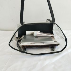 Transparent Bag Women New Trendy Summer Plastic Handbag Single Shoulder Mother