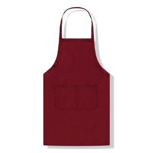 Custom Logo 100% Cotton Adjustable Neck Apron For Kitchen