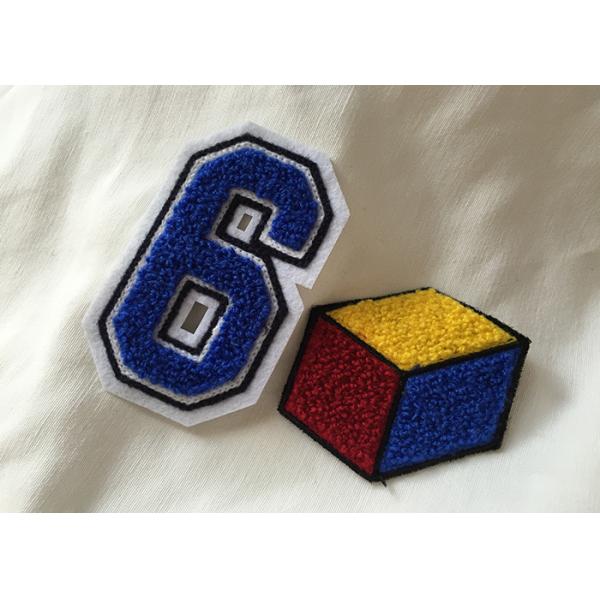 China Personalized Embroidered Number Patches , Iron On Embroidered Letter Patches on sale China Personalized Embroidered Number Patches , Iron On Embroidered Letter Patches on sale