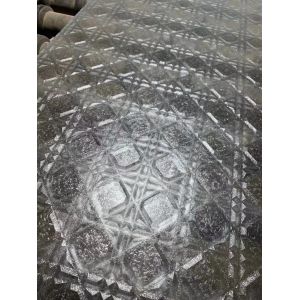 Translucent Acid Etched Tempered Glass Acid Pickling Texture Pattern