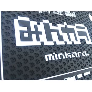 Black PVC Phone Sticky Pad / Non Slip Car Mat / Mobile Phone Holder For