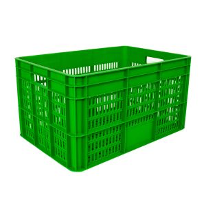 Highly Durable Collapsible Chicken Cages Plastic Transport Crate for Poultry