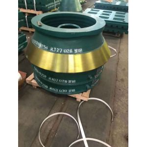 GP220 Stone Cone Crusher Spare Parts Durable Mantle and Bowl Liner with EN124