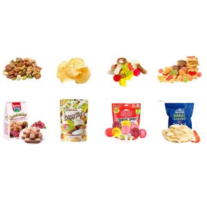 Premade Bag Rotary Packing Machine For Snacks Candy Chocolaye