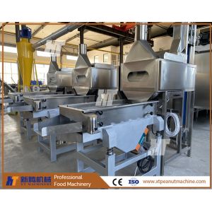 Air Cyclone Groundnut Processing Machine SUS304 Roasted Groundnut Peeling