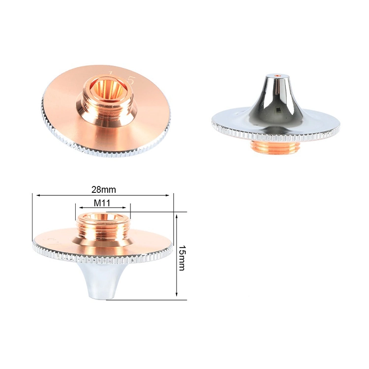 High Speed Laser Cutting Nozzle D28 Fiber Laser Nozzle D32 with All Kinds of Series Factory Supply