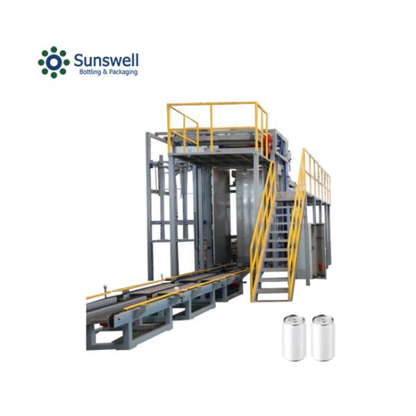 Aluminum Empty Can Depalletizer Stable Performance Unstacking Carbonated Soft