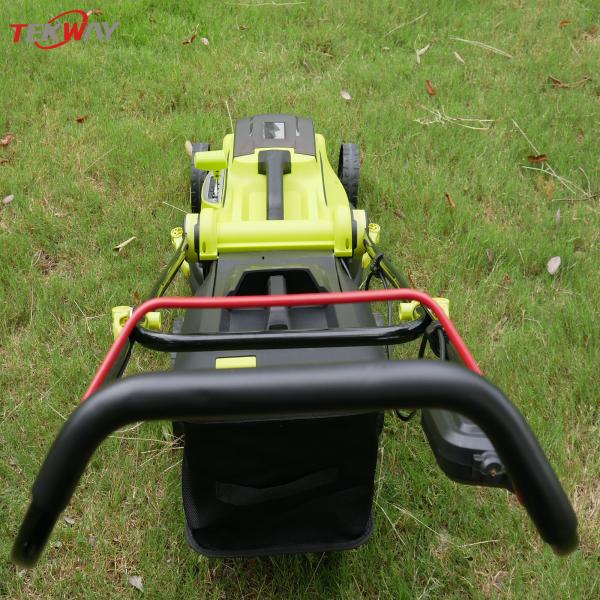 38cm Power Cordless Garden Lawn Mower With 36V Lithium Battery For Grass Cutting