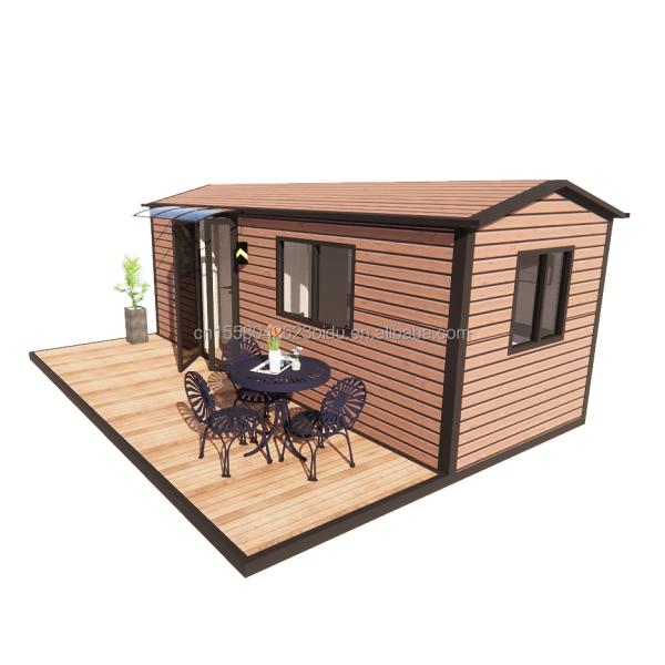 Customized Color EU Chinese-Style Wooden Garden House Light Steel Frame Structure One Room for Hotel and Family