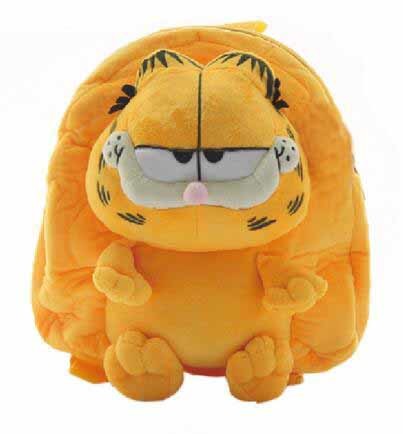 Buy Eco - Friendly Yellow Garfield Kids School Backpacks CE Approved For Children 28cm at wholesale prices