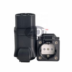 BLACK AOTAI EV Adapter Type 2 to Schuko adapter Type2 Male charger for Chinese Car XPENG G9 Retrofit and Upgrade Purpose