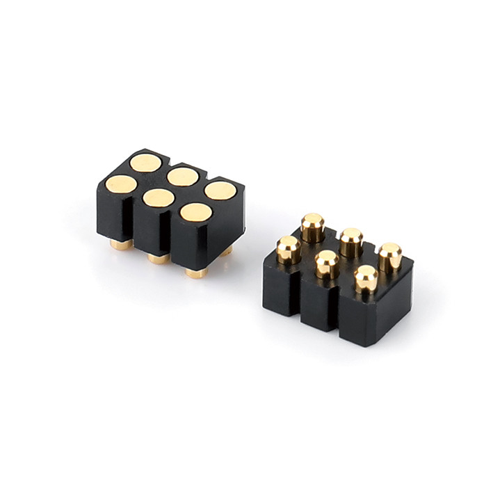 Quality Double Row Female Pin Connector 2.54mm Pitch SMT Connector 6 Pin for sale