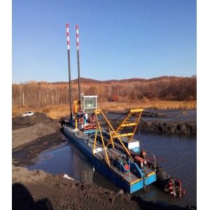 Carbon Steel 200cbm/h River Sand Dredging Machine With Long Boom