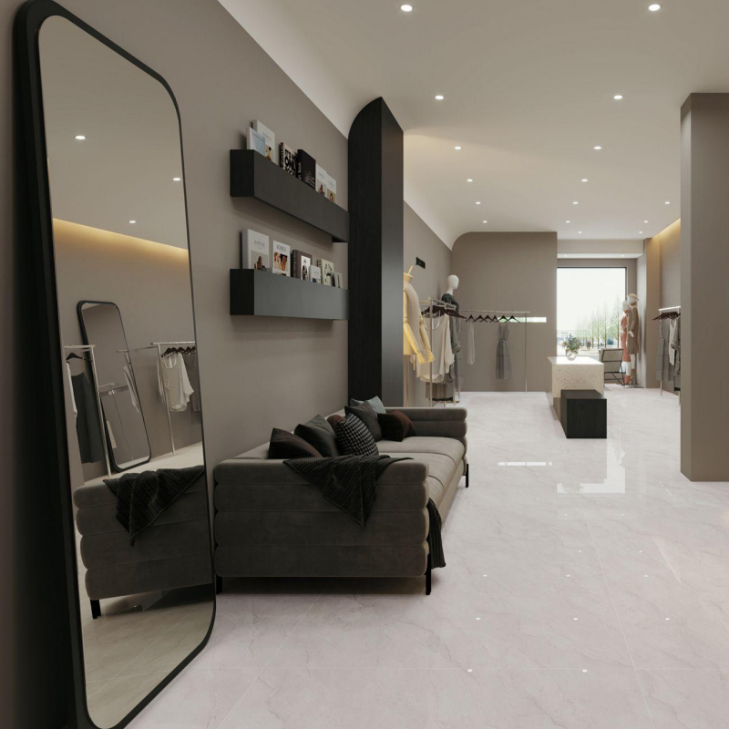 Modern Porcelain Tile Contemporary Ceramic Tile Marble Cement Mix Suitable for