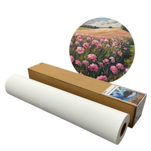 Eco Solvent Latex UV Inkjet Printing 360gsm Matte Polycotton Canvas