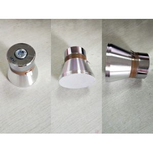 Quality High Power Piezoelectric Ultrasonic Transducer For 28khz 100w PZT8 for sale