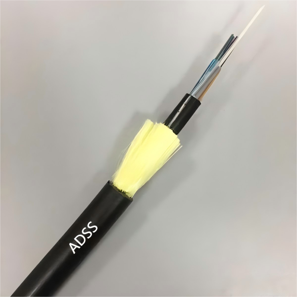 ADSS Fiber Optic Cable Double Sheath Type for 200m Span Aerial Installation