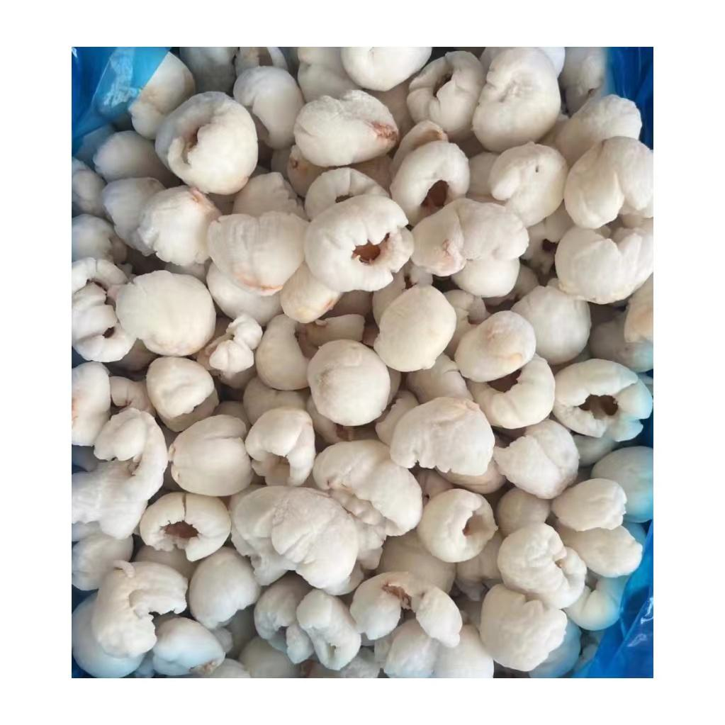 Frozen Whole Peeled Lychee in Bulk Carton Packaging IQF Sweet Tasted Lichee