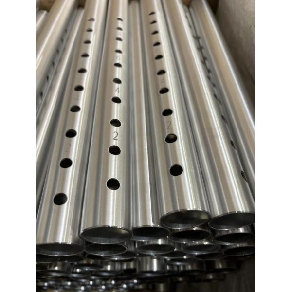 Buy Laser Marking Brushed Stainless Steel Support Round Tube For Portable Foldable Multifunctional Bed Massage Beauty at wholesale prices