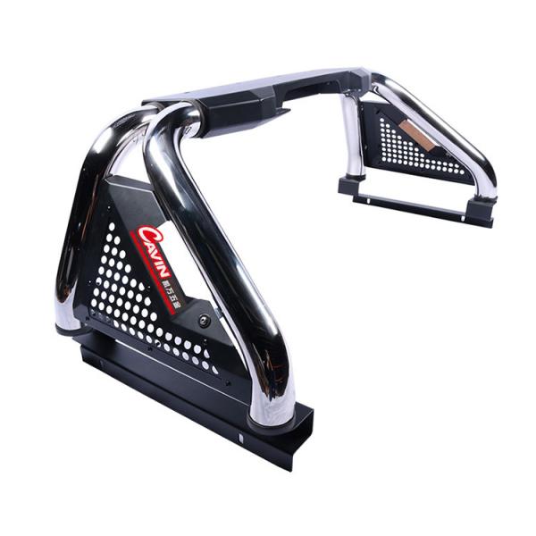 Buy Universal SS Chrome Truck Roll Bar For Triton Hilux Revo Accessories at wholesale prices