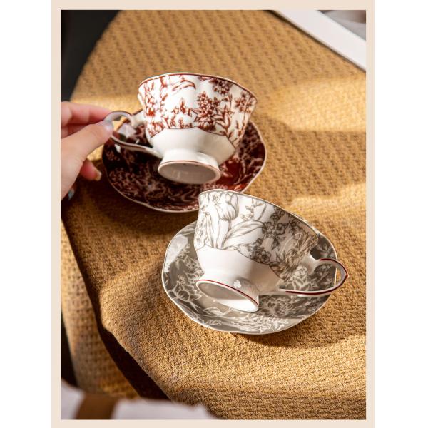 Sustainable Ceramic Tea Cup Set For Elegant Cappuccino Cups And Porcelain Mug