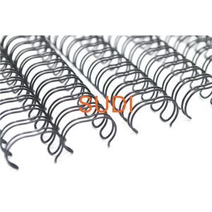 180 Sheets 7/8 Inch 20.6mm Steel Core Black Binding Wire