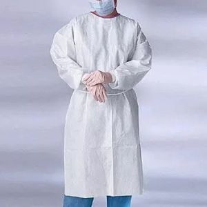Durable Disposable Isolation Gowns Non - Sterile Excellent Microbial Barrier