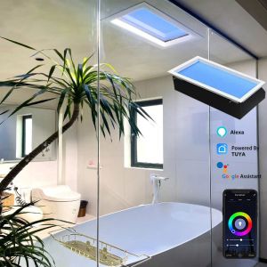 Smart Dimmable 75W IP44 Waterproof LED Fake Skylight with RGBCCT Color Range