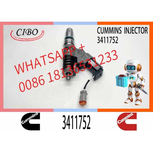 Excavator Parts Fuel Injector Assy Construction Machinery Parts 3411752 Injector For CUMMINS ISM QSM M11 Engine