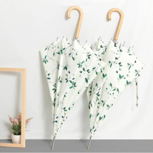 Buy 100% Pongee Paper Printing Promotion Straight Umbrella at wholesale prices