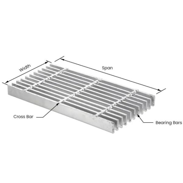 Stainless Steel Safety Walkway Grating High Quality Metal Platform