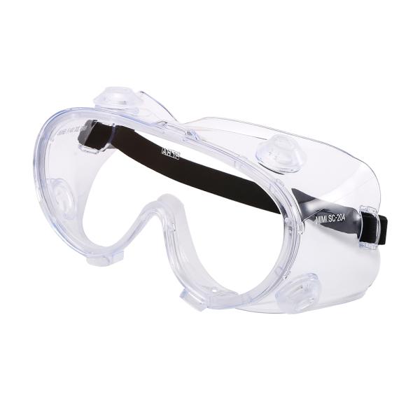 Anti Chemical PPE Safety Goggles Lightweight Clear Color For Eye Protection