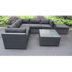 rattan sofa set