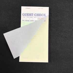 Guest check CT-G108 Country Of Origin Hotel Writing Pads for Diner Customers