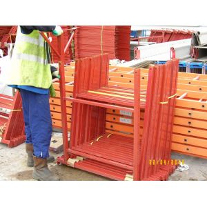 Red Scaffolding Prop Adjustable Steel Trestles / Steel Builders Trestles Size 3