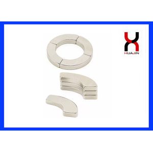 Electrical Machinery Arc Magnet / Wedge Magnet Customized Dimension